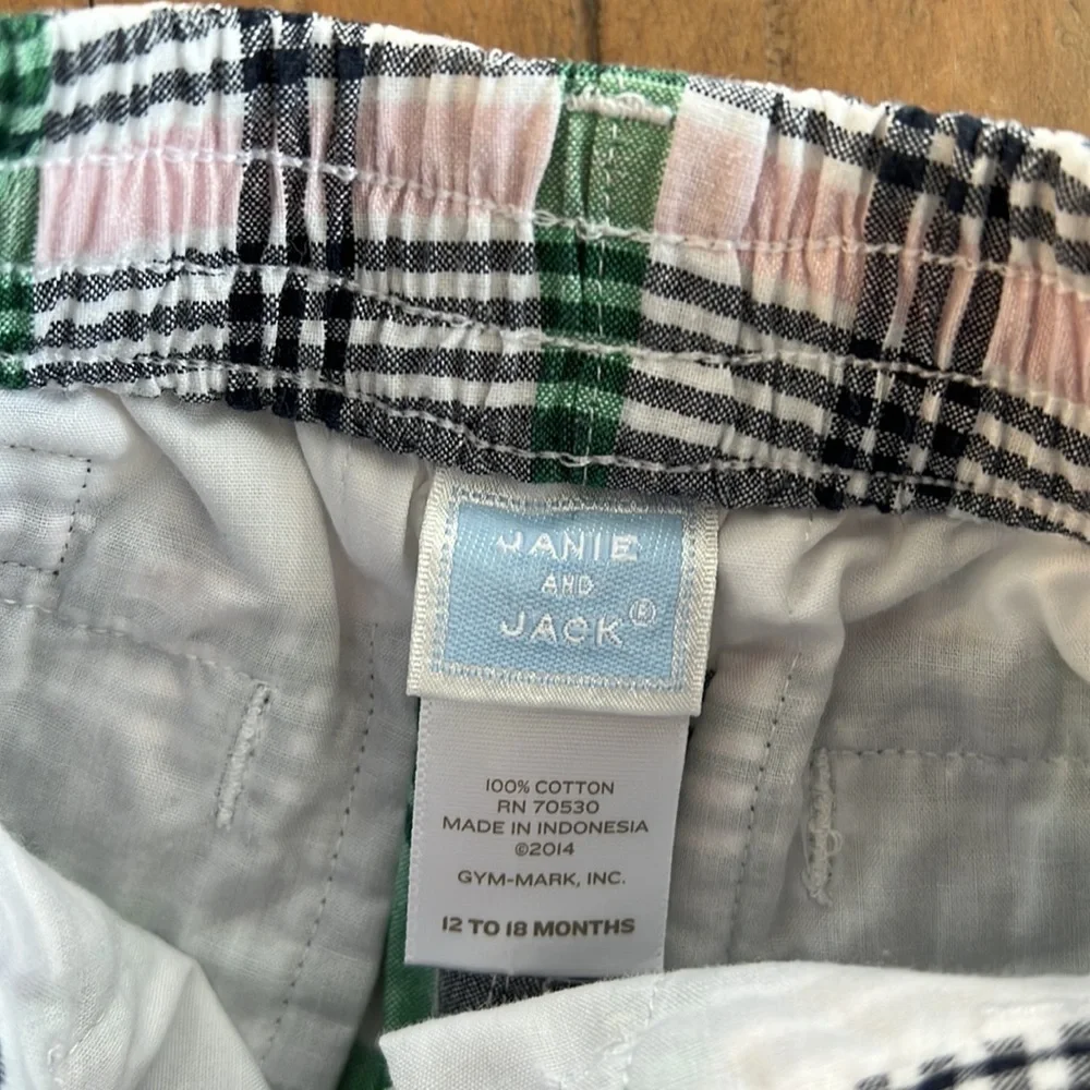 Janie and Jack pink navy